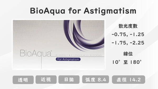 BioAqua for Astigmatism