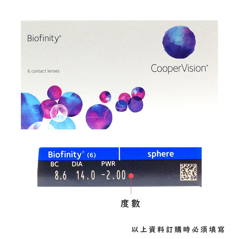 CooperVision Biofinity 月Con