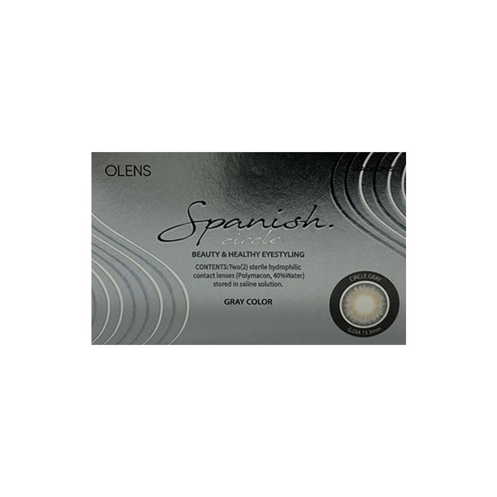 Olens Spanish Circle 1 Month Gray