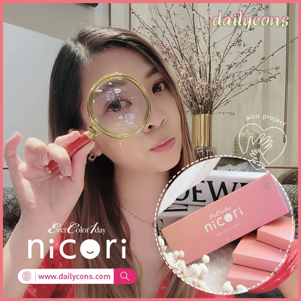 實測 EVERCOLOR NICORI 1DAY 彩妝日拋隱形眼鏡