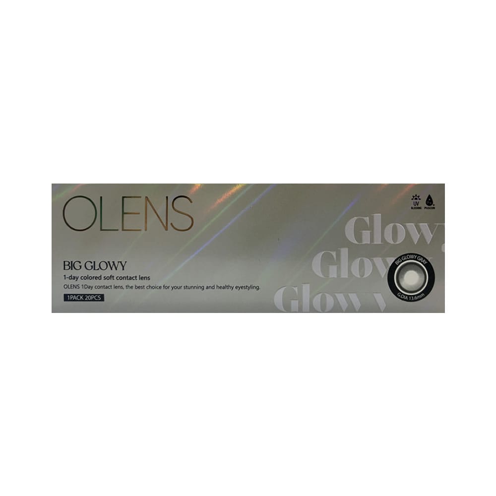 Olens BIG GLOWY 1 Day Gray 20 Pack
